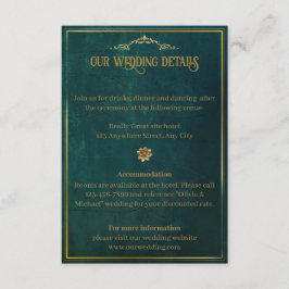  donkergroen informatiekaartje