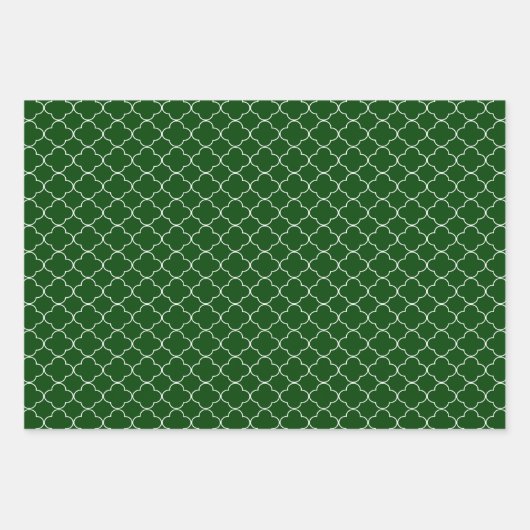 Donkergroen Inpakpapier Vel (Voorkant)
