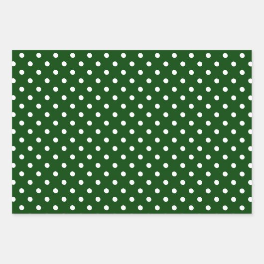 Donkergroen Inpakpapier Vel (Voorkant 3)