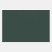 Donkergroen Inpakpapier Vel (Voorkant 3)