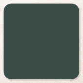 Donkergroen Kartonnen Onderzetters (Voorkant)