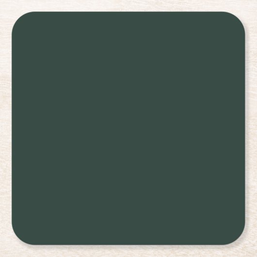 Donkergroen Kartonnen Onderzetters (Voorkant)