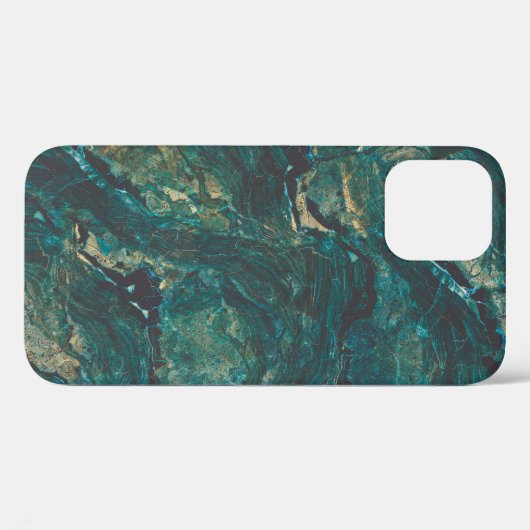 Donkergroen marmer: luxe textuur. Case-Mate iPhone case (Achterkant (horizontaal))