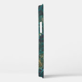 Donkergroen marmer: luxe textuur. Case-Mate iPhone case (Achterkant / Rechts)