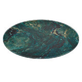 Donkergroen marmer: luxe textuur. snijplank (Hoek)