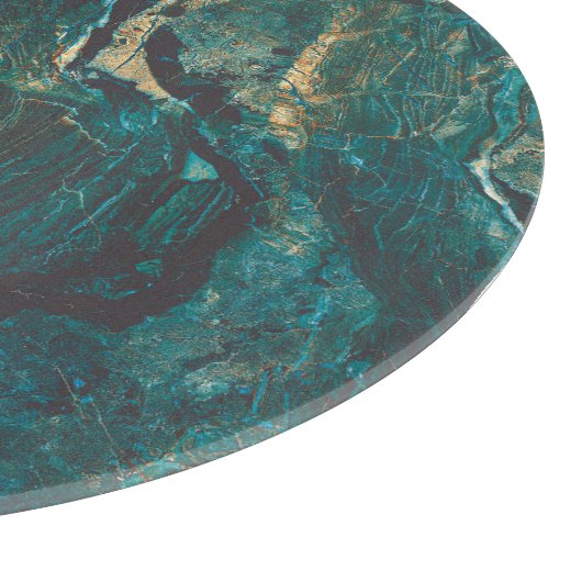 Donkergroen marmer: luxe textuur. snijplank (Hoek)