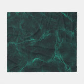 Donkergroen marmer, naadloze textuur. fleece deken (Voorkant (Horizontaal))