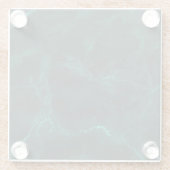 Donkergroen marmer, naadloze textuur. glazen onderzetter (Achterkant)