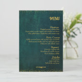  donkergroen menu (Staand voorkant)