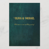  donkergroen menu (Achterkant)