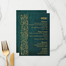 donkergroen menu