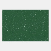 Donkergroen & Mint Kerstmis Mix Inpakpapier Vel (Voorkant)