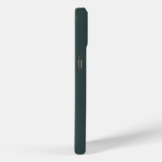 Donkergroen modern gouden belettering script Case-Mate iPhone case (Achterkant / Rechts)