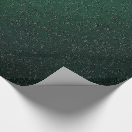 donkergroen patroon cadeaupapier (Hoek)
