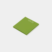 Donkergroen Post-it® Notes (Schuin)