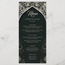 Donkergroen Regal zilver bloeien bruiloft