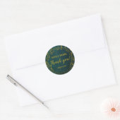 donkergroen ronde sticker (Envelop)
