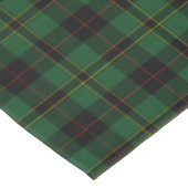 Donkergroen Schotse plan Pset Tartan Tafelkleed (Gekanteld)
