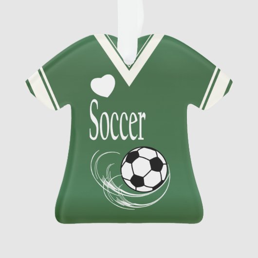 Donkergroen Shirt Ornament (voorkant)