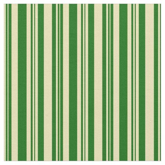 Donkergroen & tinstriped/Lined Pattern Stof (Close Up)