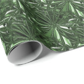 Donkergroen verlooppapier cadeaupapier (Rol Hoek)