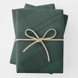 Donkergroen vet geplakt kerstvakantie inpakpapier vel
