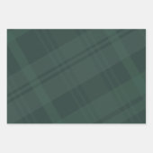 Donkergroen vet geplakt kerstvakantie inpakpapier vel (Voorkant)