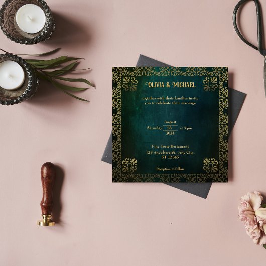  donkergroen vierkant kaart