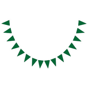 Donkergroen - voeg uw eigen teken, foto, naam toe vlaggetjes