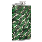 Donkergroen wandeffect en donkerste bubbels? heupfles (Rechts)