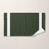 Donkergroen wit cadeau bad handdoek (Handdoek)