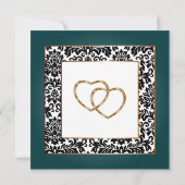 Donkergroen, wit en zwart kaart (Achterkant)