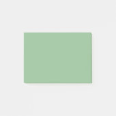 Donkergroen Zee Post-it® Notes (Voorkant)
