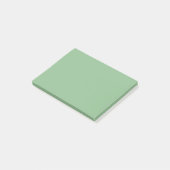 Donkergroen Zee Post-it® Notes (Schuin)