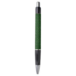 Donkergroene aangepaste pen - Emmy Rubber grip Pen