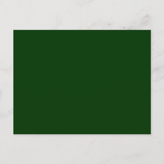 Donkergroene achtergrond briefkaart (Voorkant)