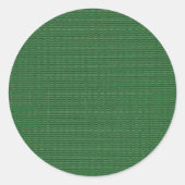 Donkergroene achtergrond. ronde sticker (Voorkant)