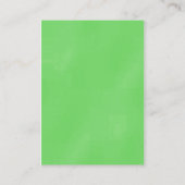 Donkergroene bruiloft Receptie Behuizing Kaarten (Achterkant)