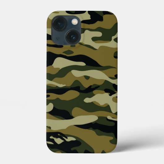 Donkergroene Camo Case-Mate iPhone Case (Achterkant)