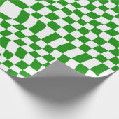 Donkergroene controlecommissie cadeaupapier (Hoek)