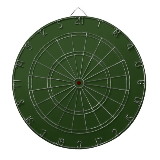 Donkergroene Dartbord met Pijlen (Voorkant)