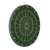 Donkergroene Dartbord met Pijlen (Voorkant Links)
