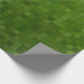 Donkergroene donkergroene achtergrond cadeaupapier (Hoek)