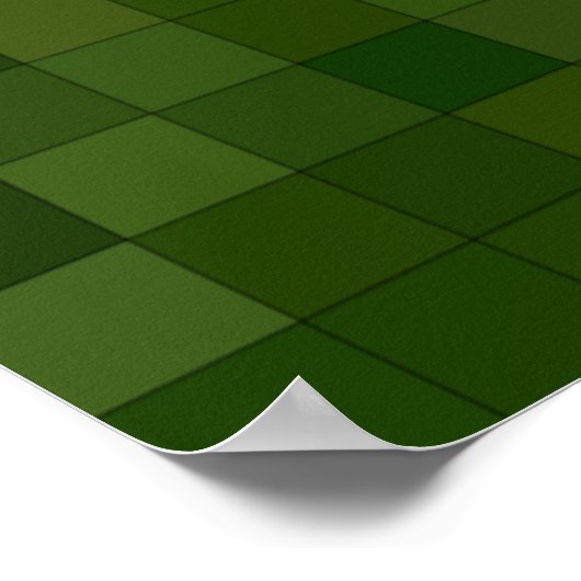 Donkergroene donkergroene achtergrond poster (Hoek)