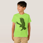 Donkergroene Eagle Shirt (Voorkant volledig)
