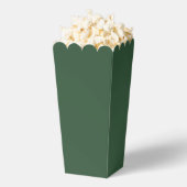 Donkergroene effen kleur bedankdoosjes (Popped)