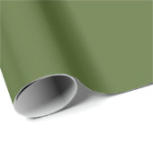 Donkergroene effen kleur cadeaupapier (Rol Hoek)