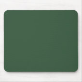 Donkergroene effen kleur muismat (Voorkant)