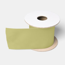 Donkergroene effen kleur satijnen lint