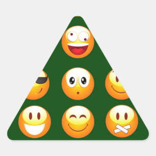 donkergroene emoji sticker